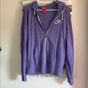 Nike zip up sweater